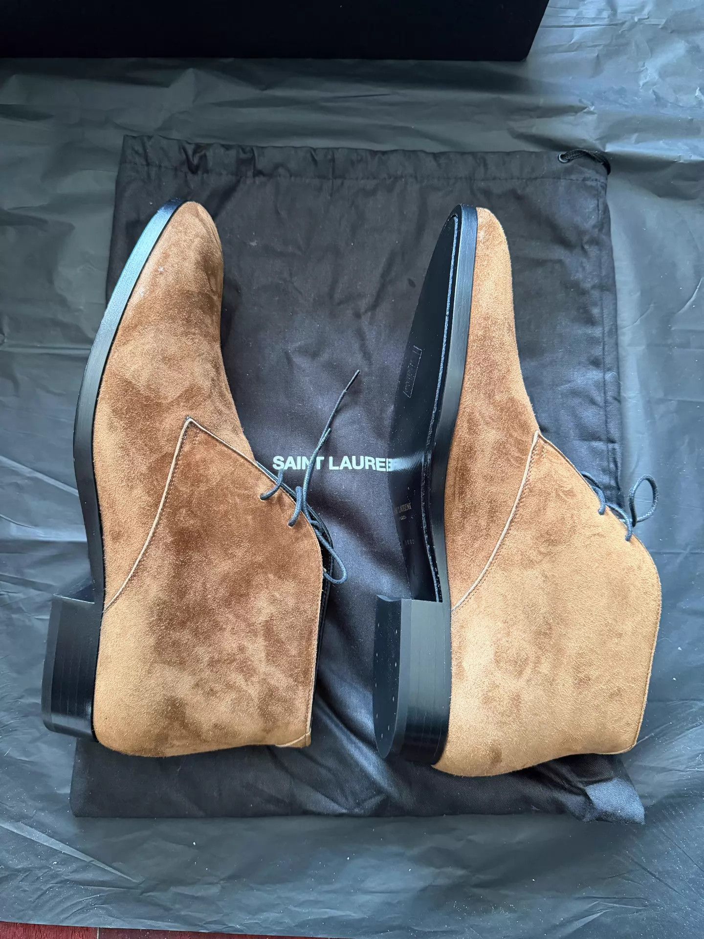 Saint Laurent Paris Saint Laurent Men's Leather Boots Ｑ23 Size US 7 / EU 40 - 3 Thumbnail