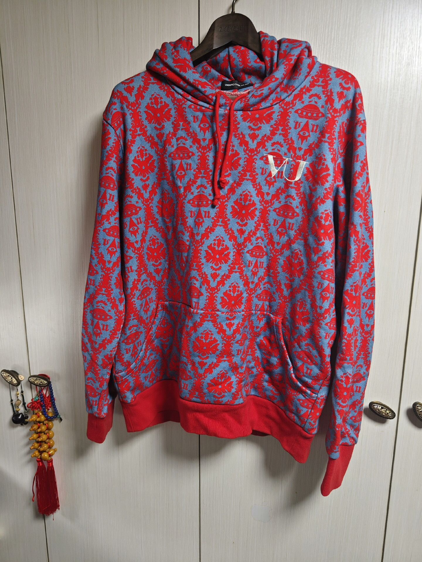 Valentino Valentino x Undercover UFO Print Hoodie Size US L / EU 52-54 / 3 - 1 Thumbnail