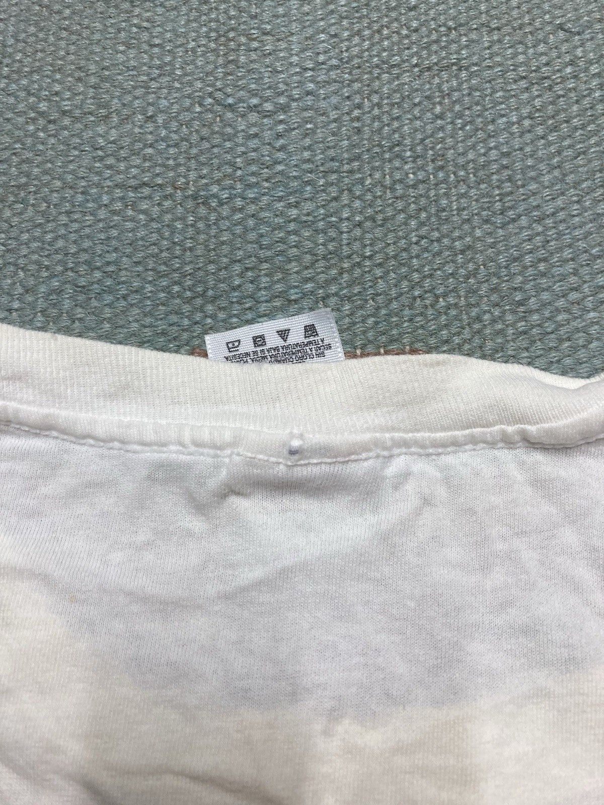 Vintage Vtg blank white t shirt Hanes soft cotton single stitch XL Size US XL / EU 56 / 4 - 6 Thumbnail