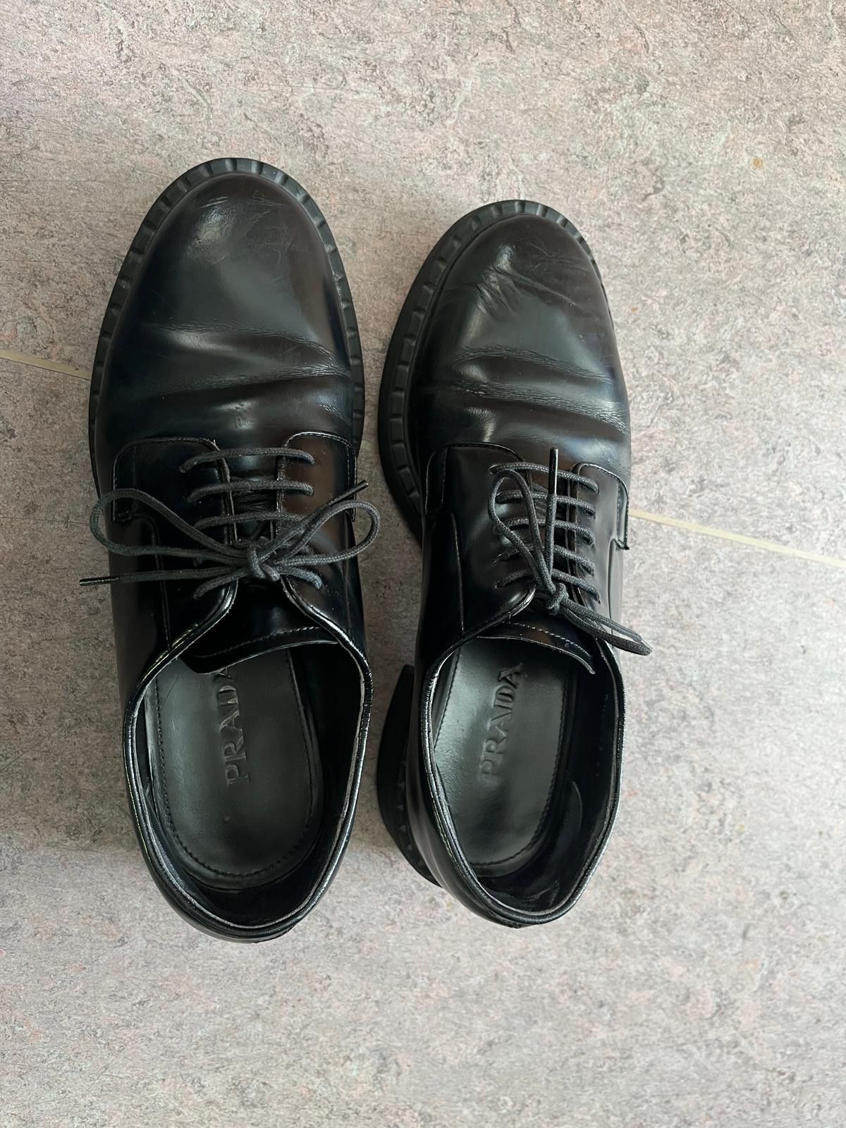 Prada Prada Derby Platform Leather Shoes Size IT 41 Size US 11 / IT 41 - 6 Thumbnail