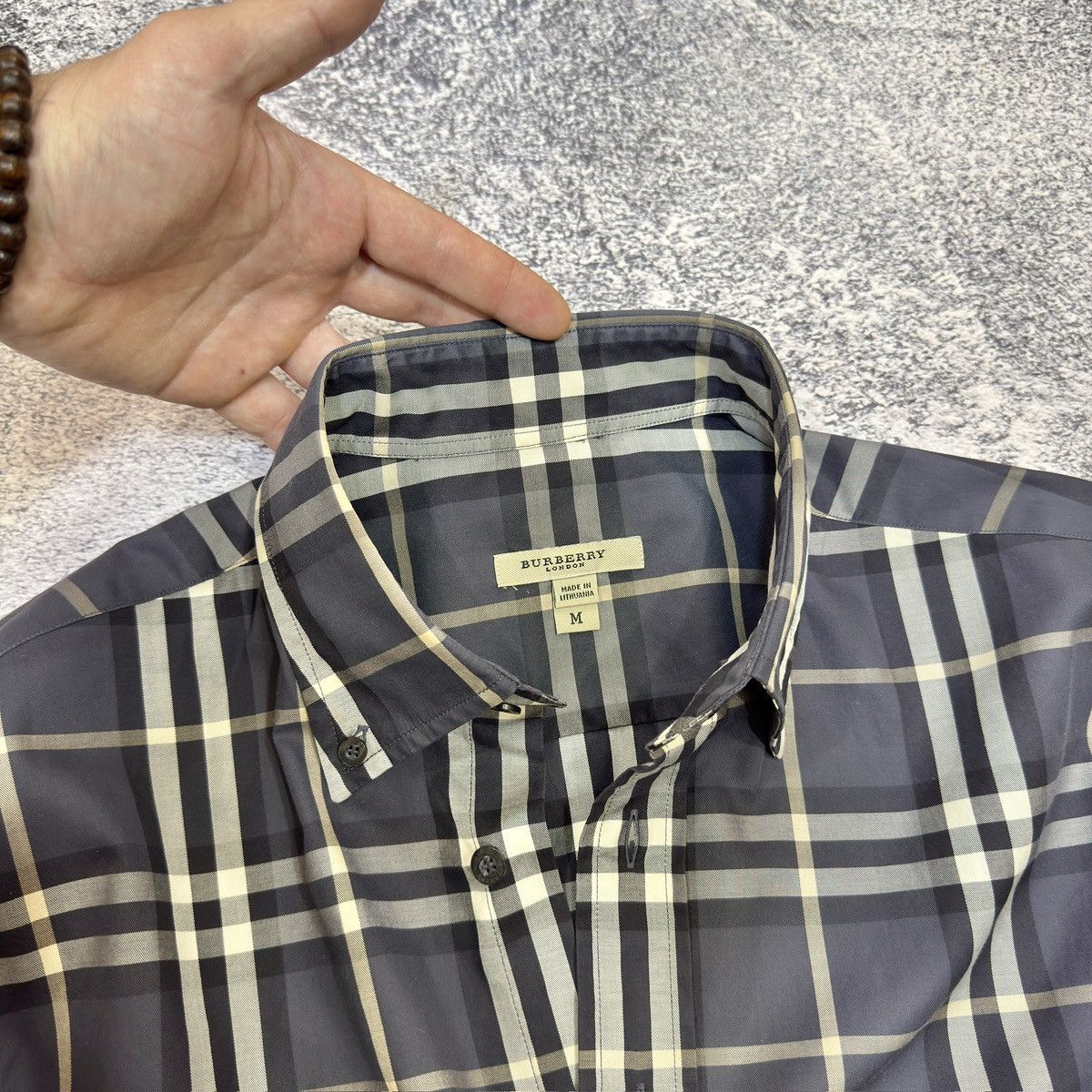 Burberry Burberry Mens Cotton Shirt M size Size US M / EU 48-50 / 2 - 9 Thumbnail