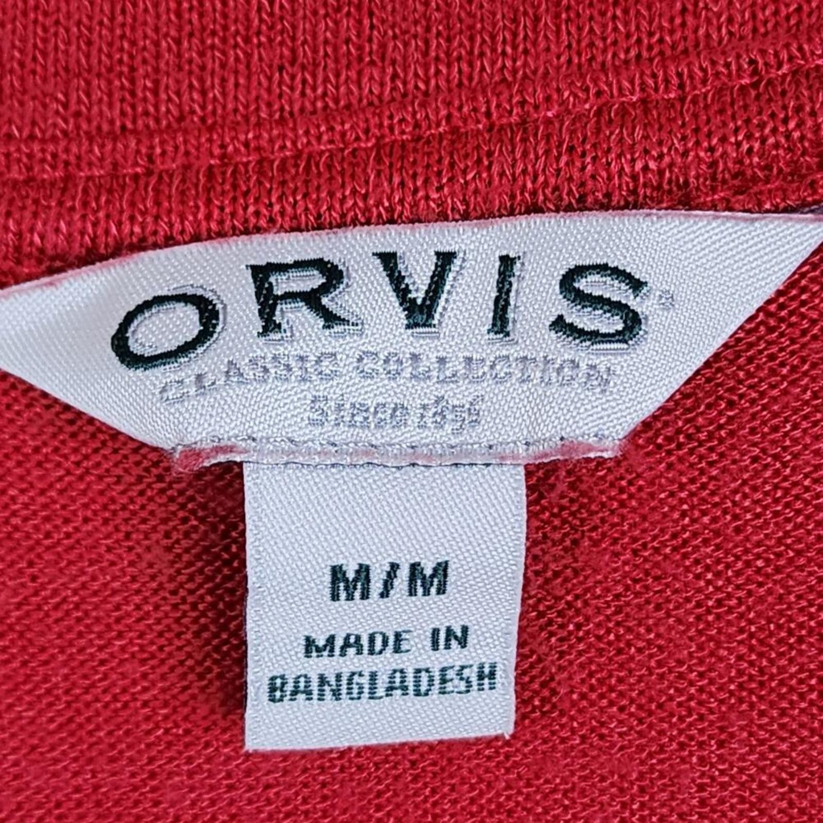 Orvis Orvis Medium Red Tee Shirt Size M / US 6-8 / IT 42-44 - 2 Thumbnail