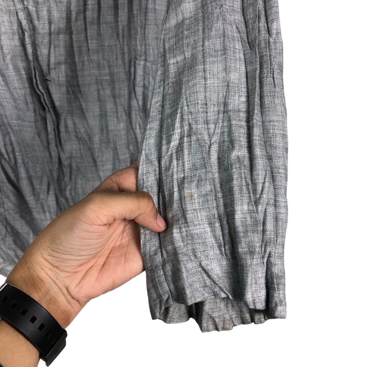 Issey Miyake 🔥VINTAGE PLEATED BUTTON JACKET ISSEY MIYAKE Size US L / EU 52-54 / 3 - 15 Thumbnail