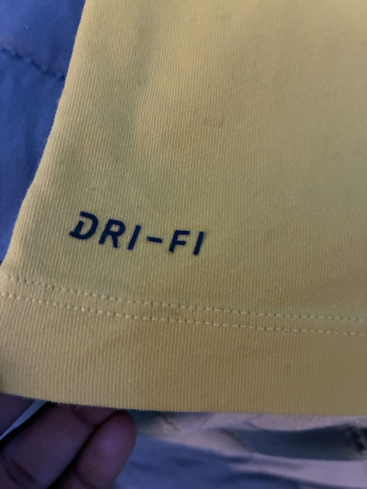 Nike Yellow Nike dri-fit t-shirt Size S / US 4 / IT 40 - 3 Thumbnail
