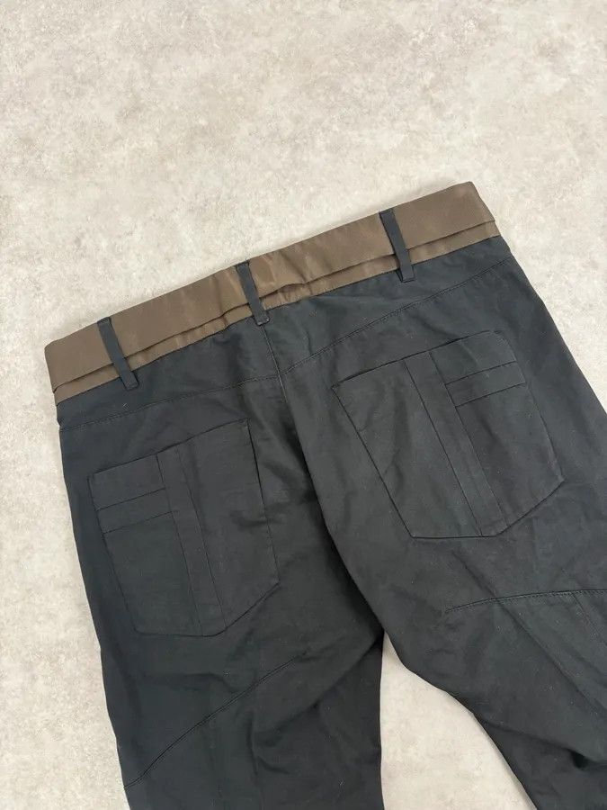 Dolce & Gabbana 2000s Dolce & Gabbana Black Double Waisted Tailored Pants Size US 32 / EU 48 - 7 Thumbnail