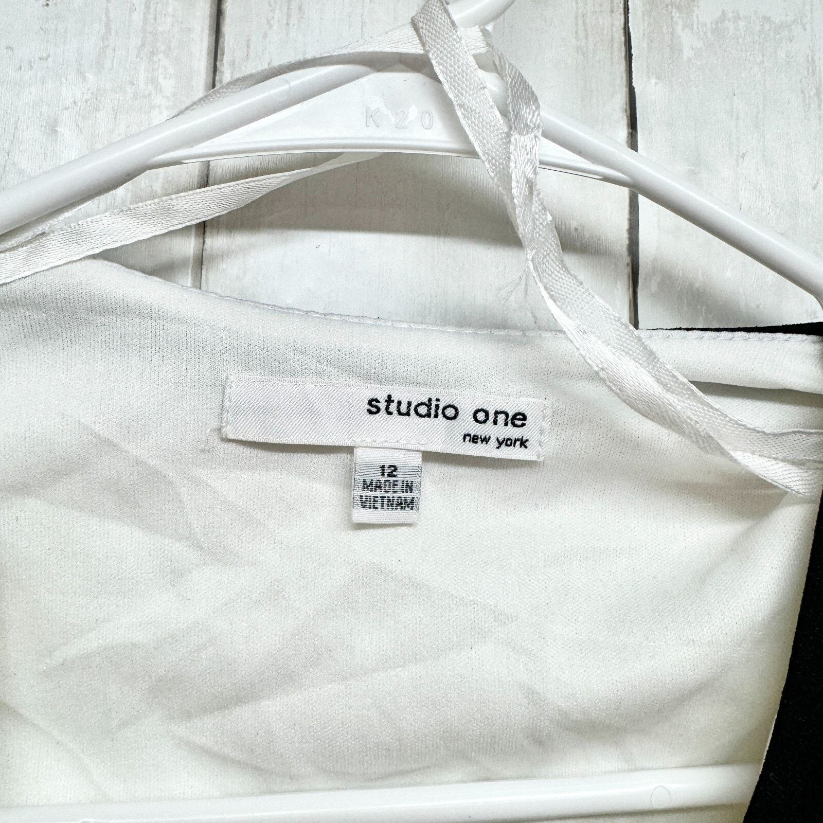 Other New Studio One NYC Jacket Size 12 White Black Trim Overthrow Size XL / US 12-14 / IT 48-50 - 2 Thumbnail