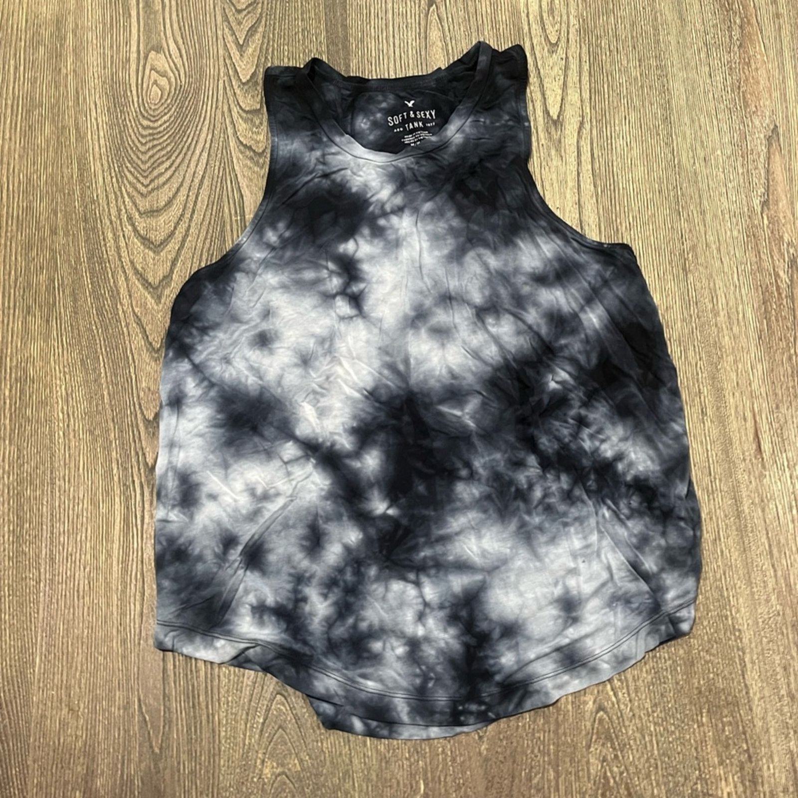 American Eagle Outfitters AEO Tie Dye Tank Top Crewneck Pullover Round Hem Blue Size M Size M / US 6-8 / IT 42-44 - 1 Thumbnail