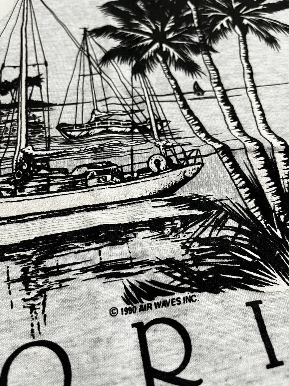 Vintage VTG 1990 Florida Beach Sailboat T-Shirt Screen Stars Best XL Size US XL / EU 56 / 4 - 4 Thumbnail