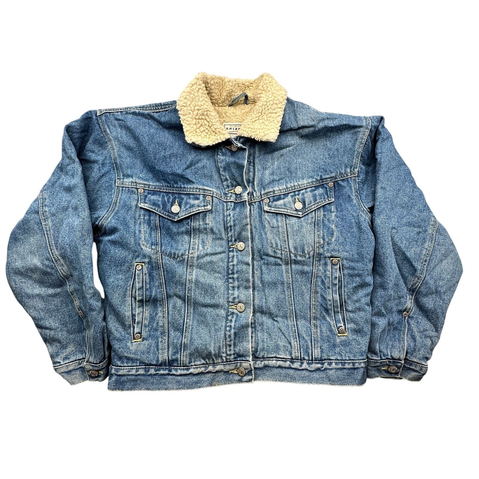 Other VTG Arizona Jean Company Sherpa Lined Denim Jean Jacket S Size US S / EU 44-46 / 1 - 1 Thumbnail