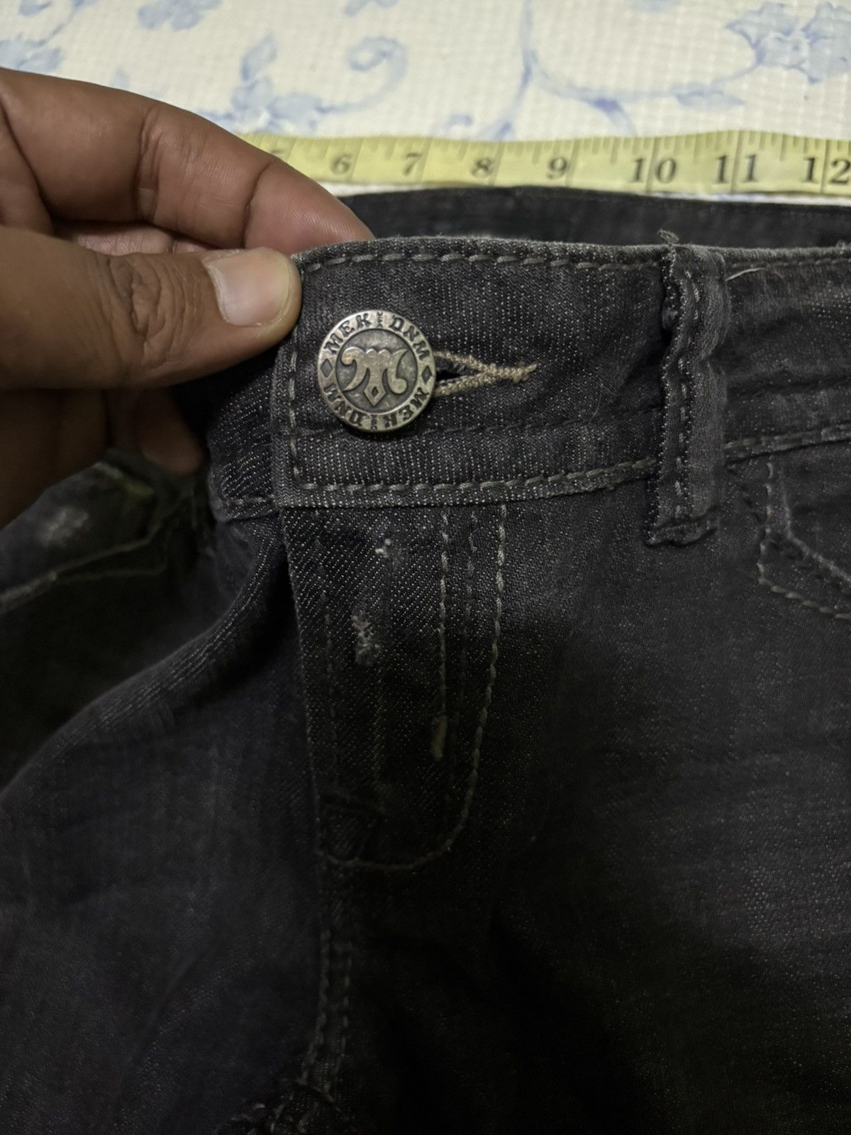 MEK × Mek Denim Mek Denim Streetwear Distressed Denim Size US 33 - 15 Thumbnail