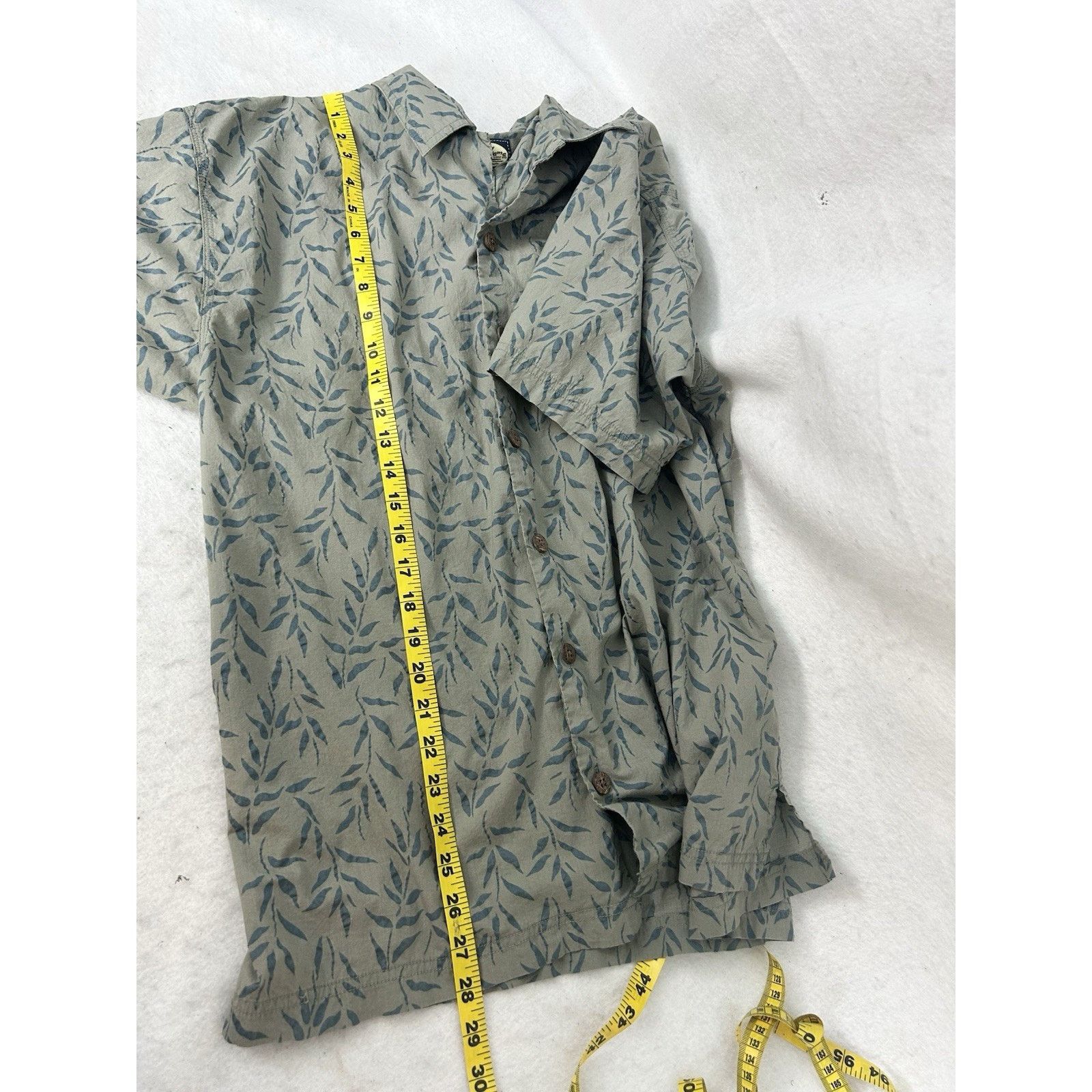 Tommy Bahama VTG Tommy Bahama Leaf Print Hawaiian Shirt M Hong Kong Size US M / EU 48-50 / 2 - 5 Thumbnail