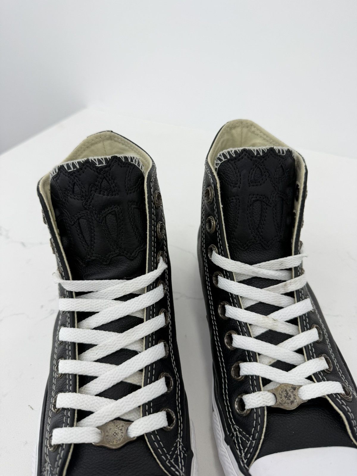 Chrome Hearts Chrome hearts patch converse highs Size US 7.5 / EU 40-41 - 2 Thumbnail