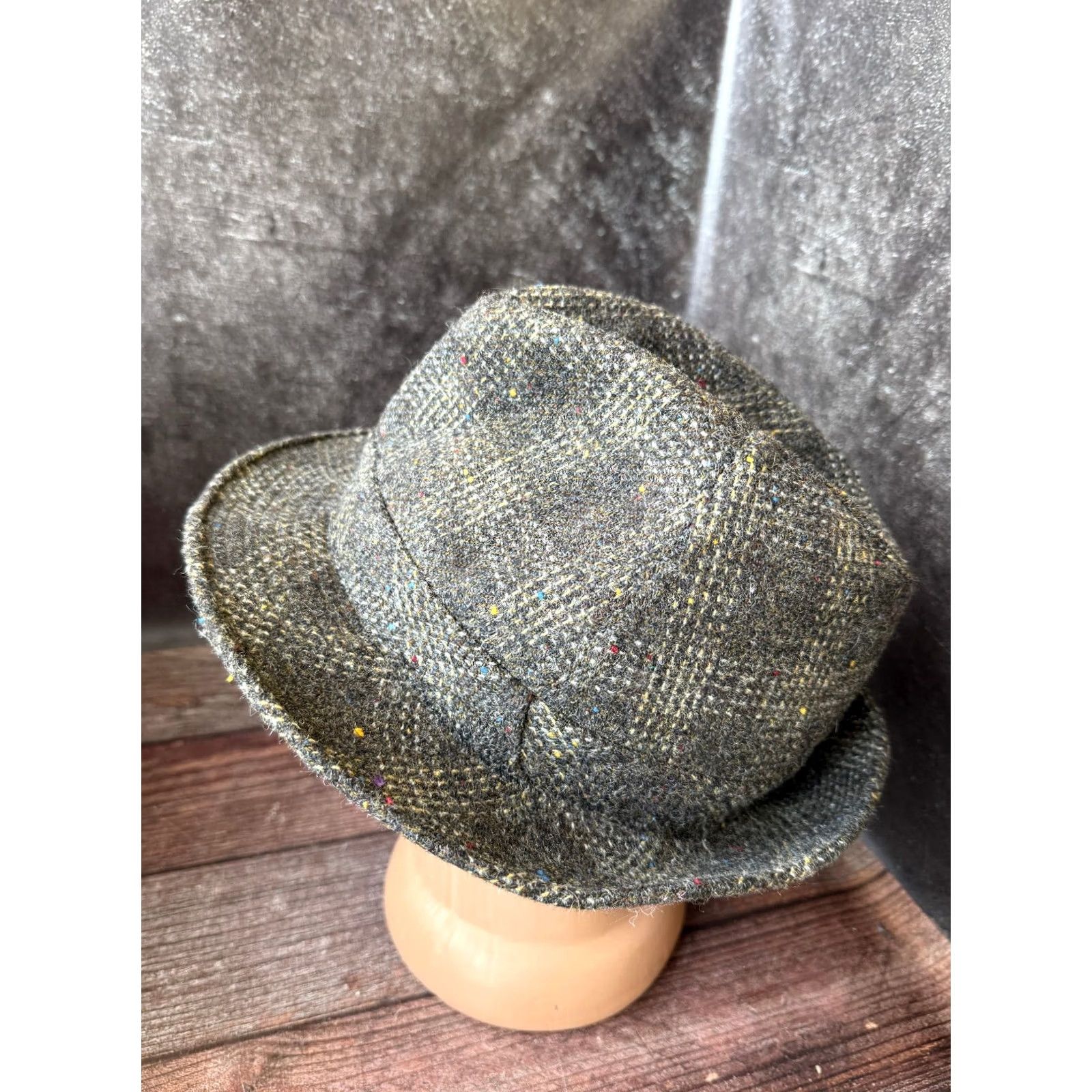 Vintage Vintage Chic Fedora Hat size 59cm Wool Size ONE SIZE - 6 Thumbnail