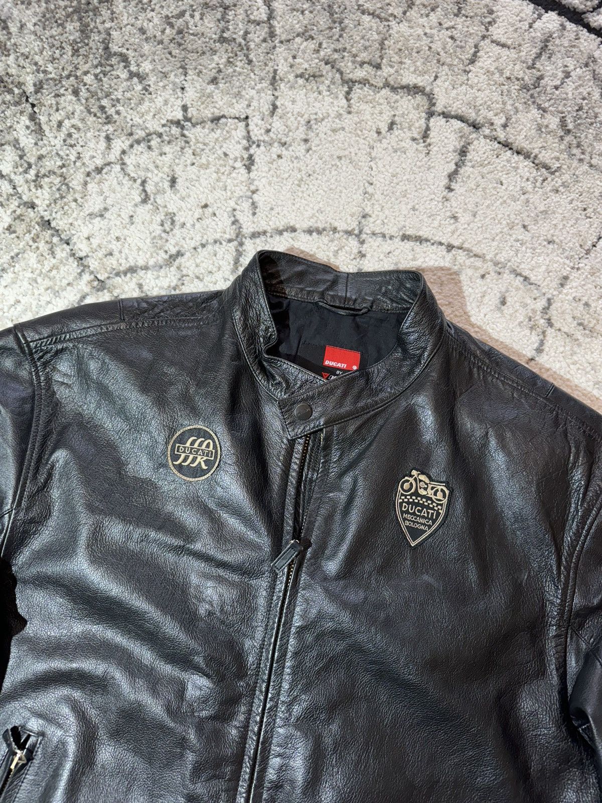 Ducati 2007 Ducati by Dainese Leather Motorcycle Black Jacket 2XL Size US XXL / EU 58 / 5 - 5 Thumbnail