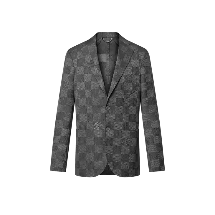 Louis Vuitton Wool Napolitana Jacket Size 52L - 1 Thumbnail