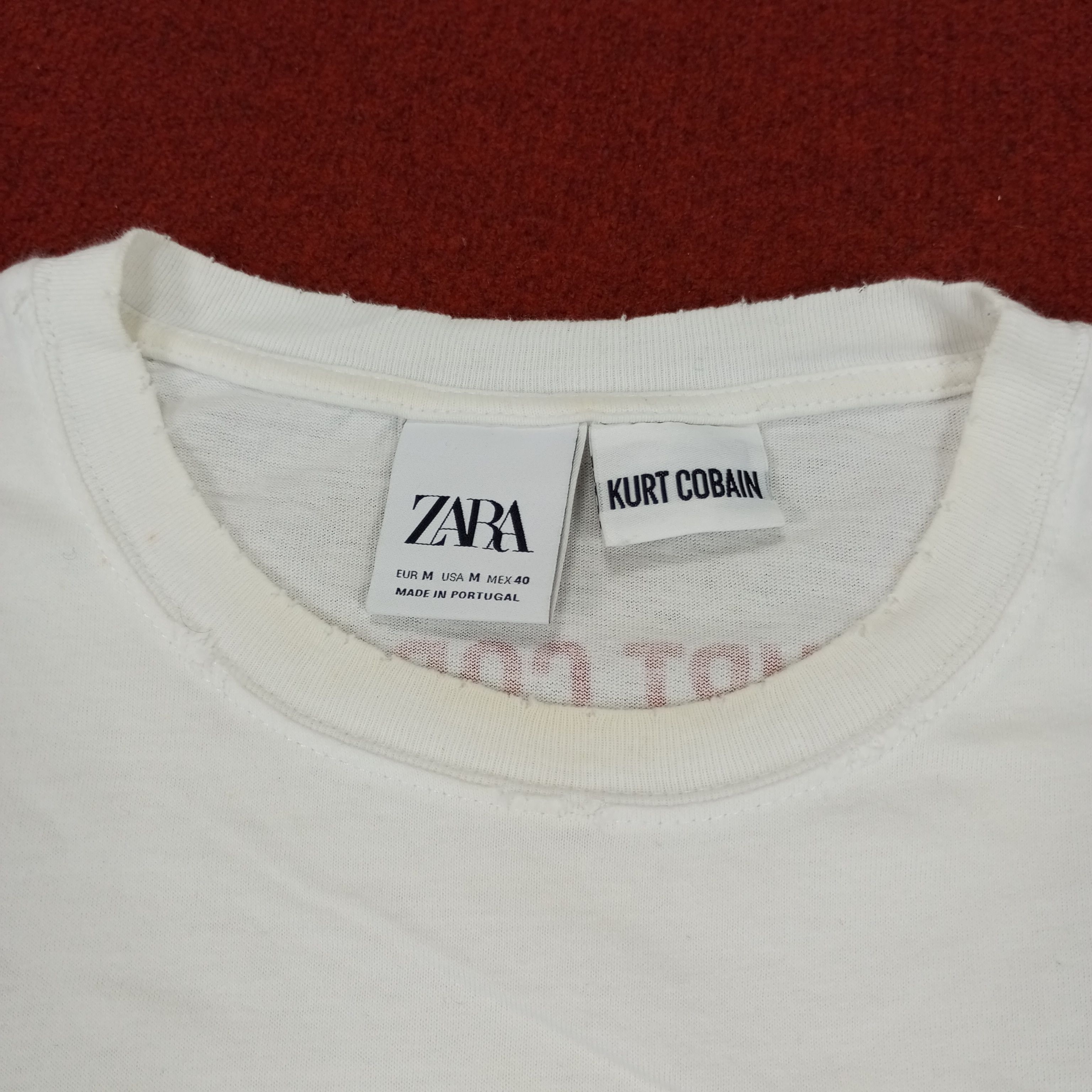 Kurt Cobain X Zara Nirvana Band Singer Phototees Style