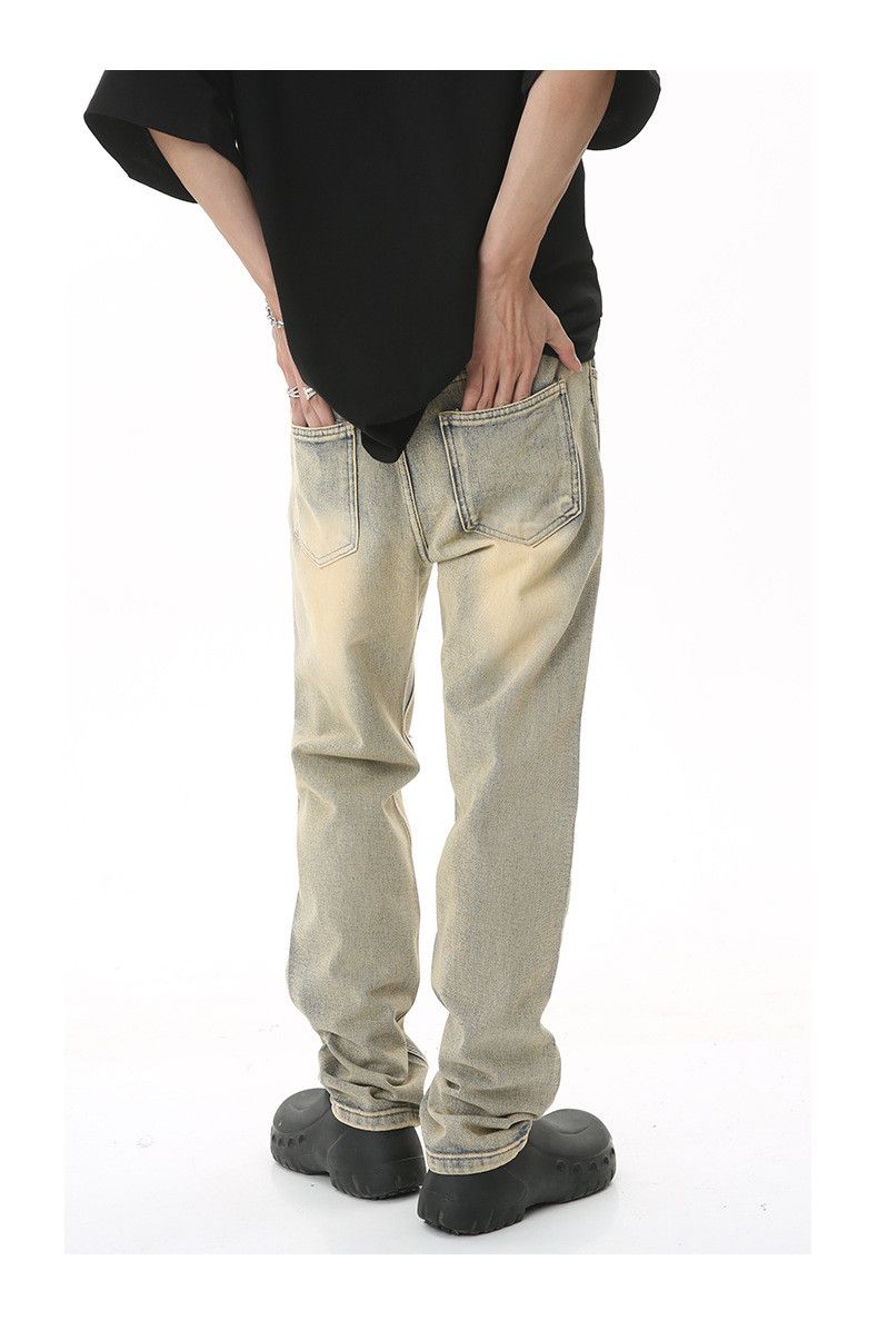 Japanese Brand × Vintage Japanese washed distressed casual straight-leg ripped jeans Size US 32 / EU 48 - 6 Thumbnail
