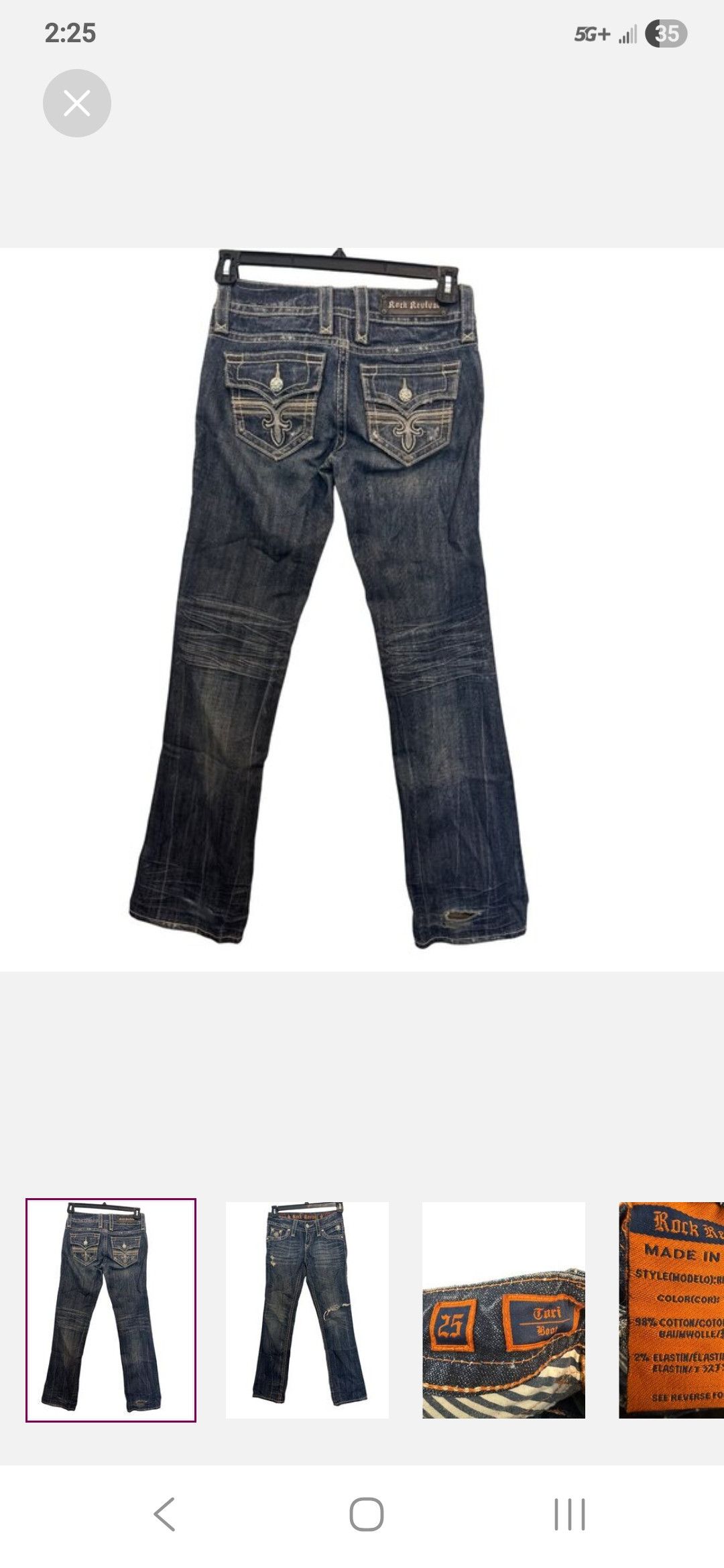 Rock Revival Tori Bootcut Size 25" / US 0 / IT 36 - 1 Thumbnail