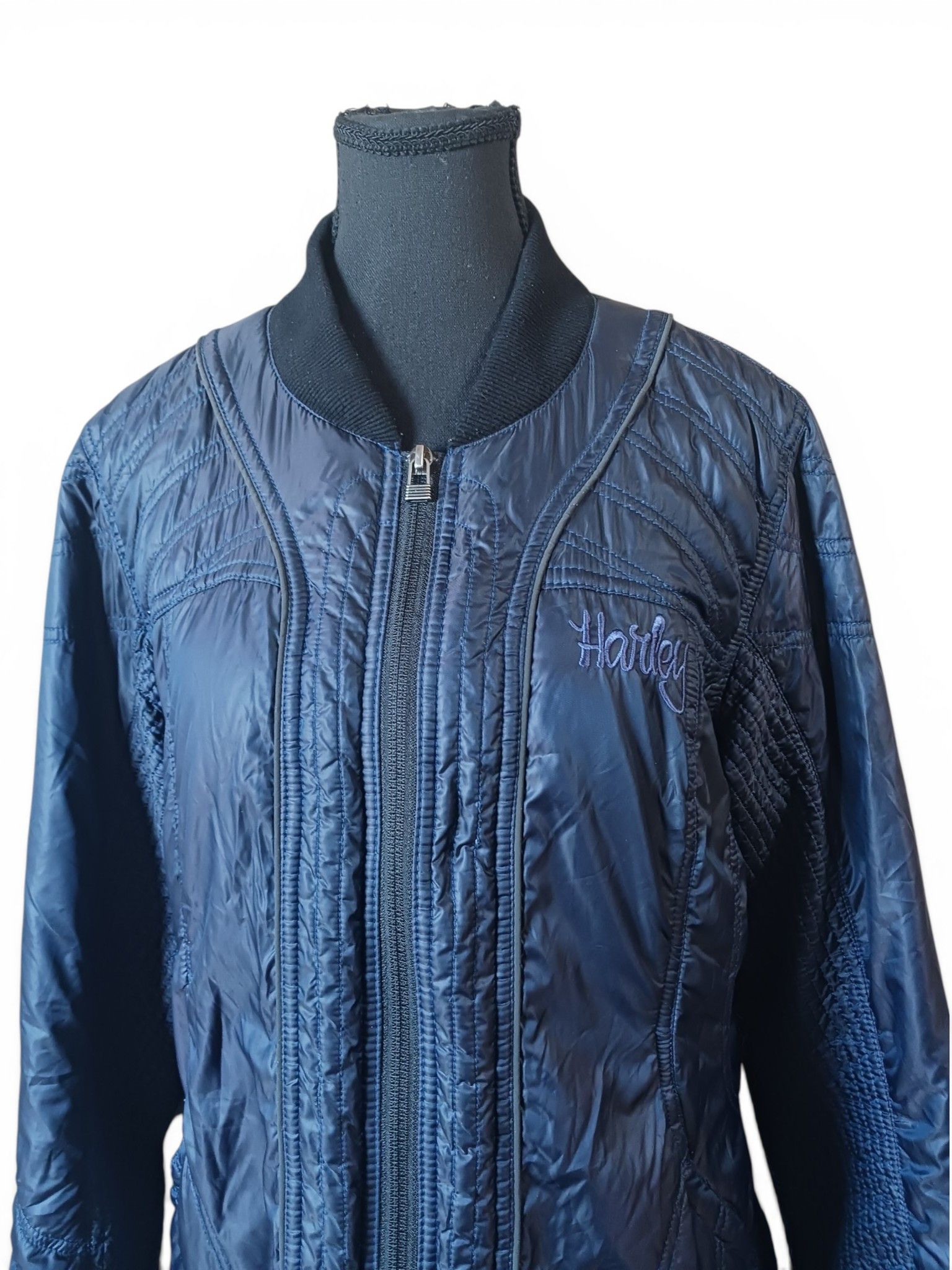 Harley Davidson Harley-Davidson Archives Quilted "Bomba" Jacket Size XL / US 12-14 / IT 48-50 - 3 Thumbnail