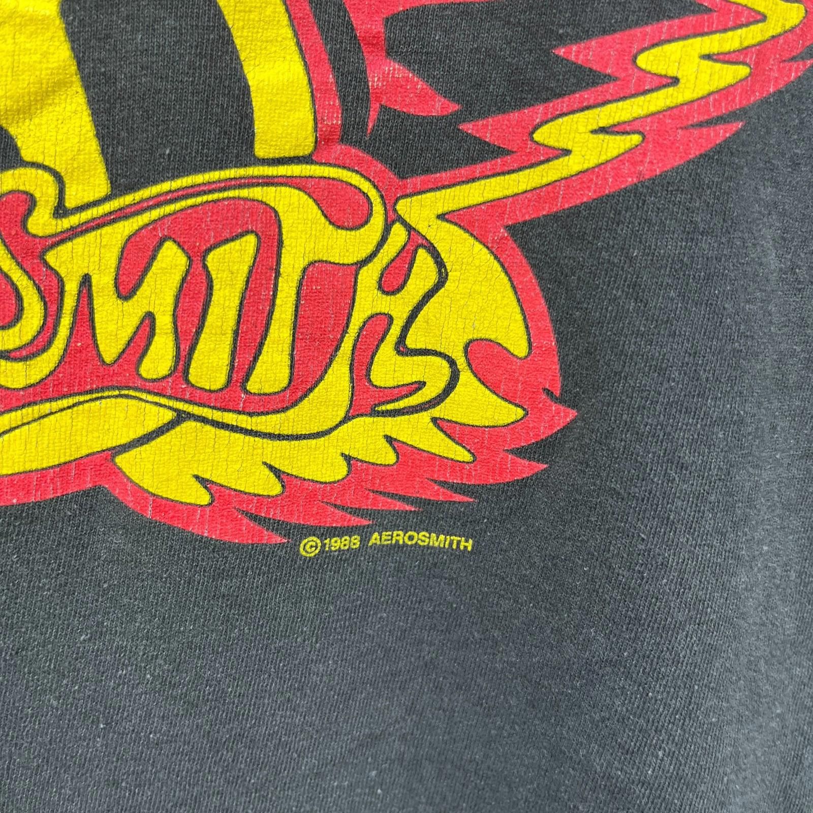 Vintage Vintage 1988 Aerosmith Walk This Way T Shirt Medium Size US M / EU 48-50 / 2 - 3 Thumbnail