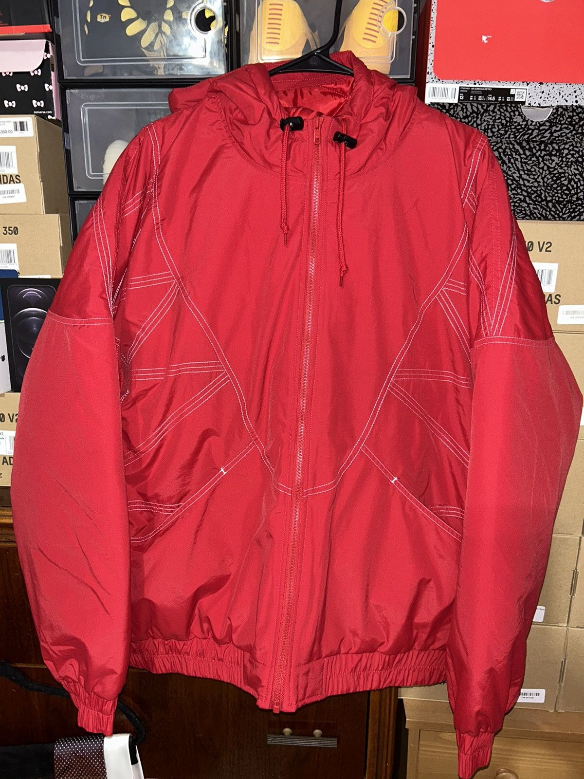 Supreme Supreme Zig Zag Stitch Puffy Jacket FW18 size Large NEW Size US L / EU 52-54 / 3 - 3 Thumbnail