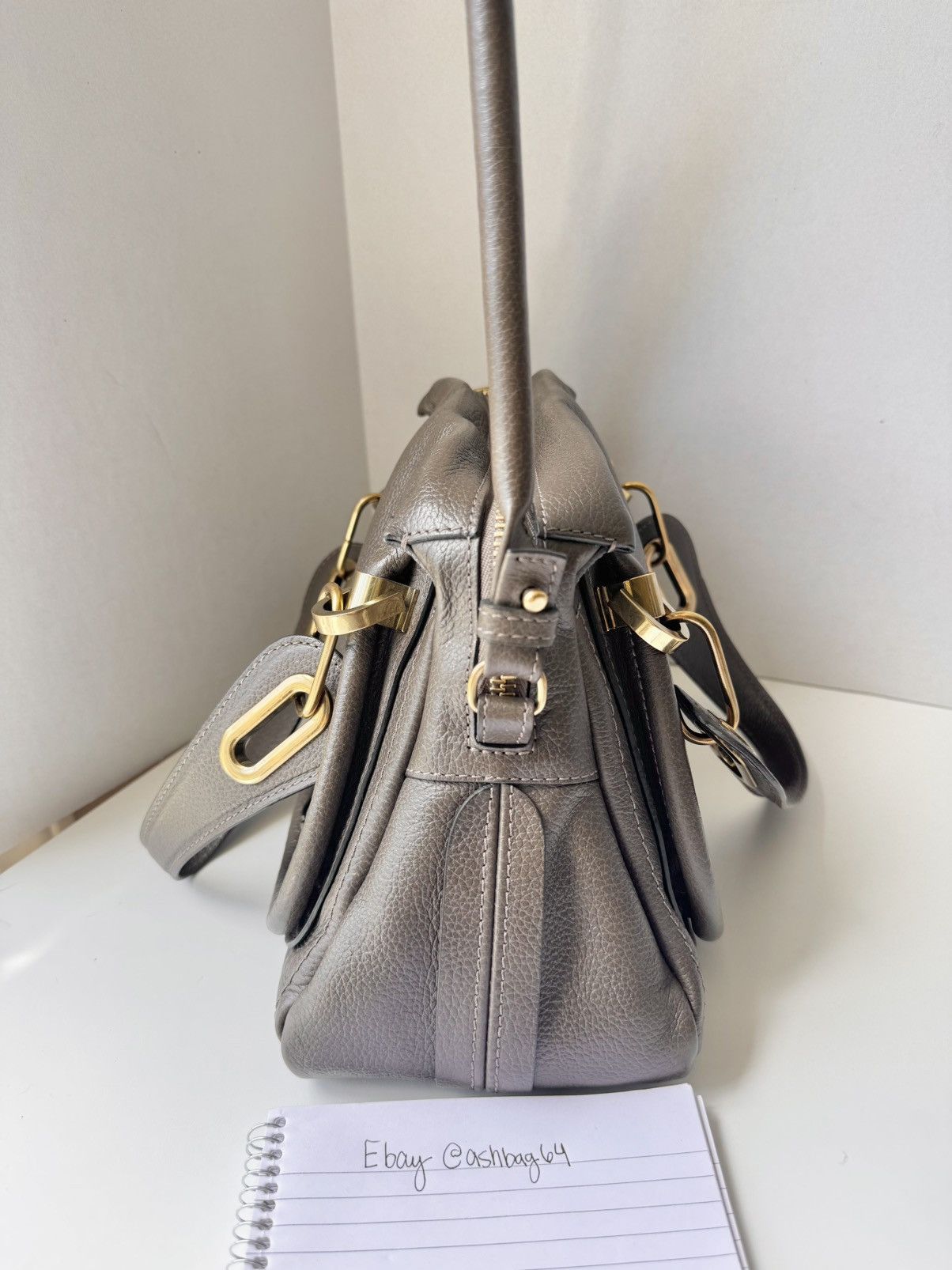 Chloe Chloé Paraty Medium Satchel – Gray with Auth Card Size ONE SIZE - 3 Thumbnail