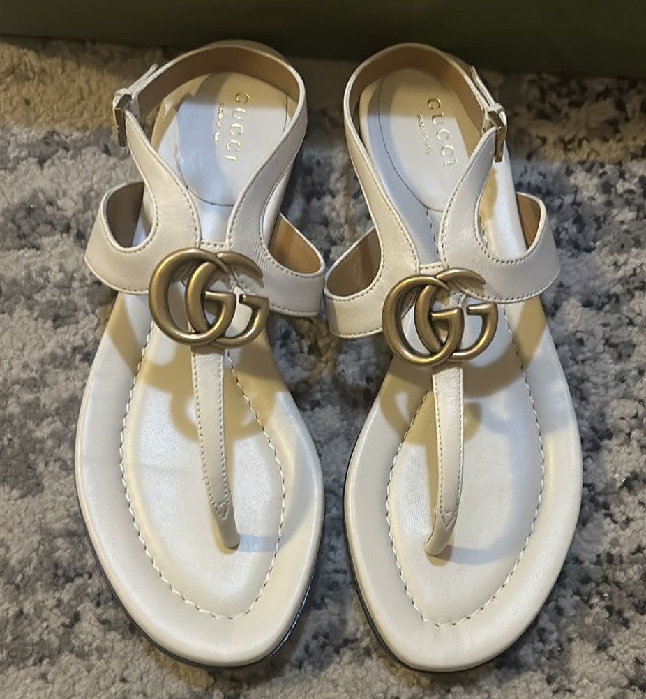 Gucci Gucci Double G Thong Sandal size 37.5 Size US 7.5 / IT 37.5 - 3 Thumbnail