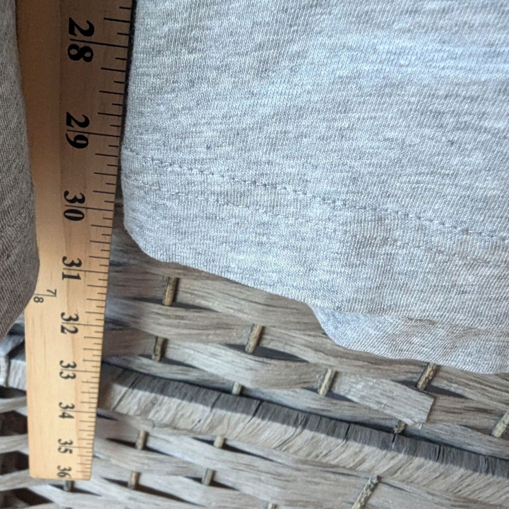 Vintage Ulla Popken Heather Gray Turtleneck Top Long Sleeve Womens 24/26 Minimalist Size 4XL / US 24-26 - 5 Thumbnail