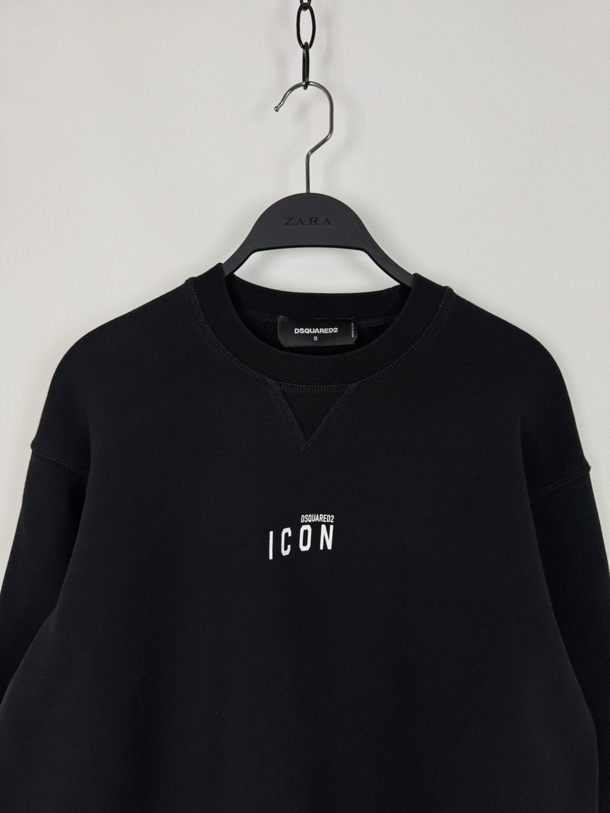 Dsquared2 Dsquared2 ICON Black Sweatshirt Made in Italy Size US S / EU 44-46 / 1 - 3 Thumbnail