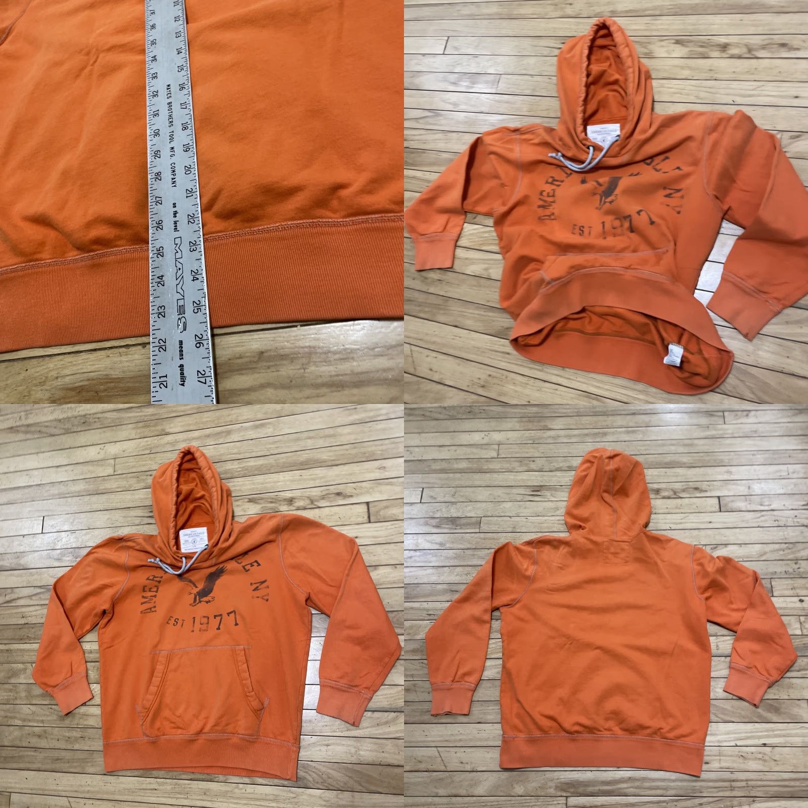 American Eagle Outfitters American Eagle Outfitters Hoodie Men L Orange Graphic Halloween Y2k Wool? (wait) Size US L / EU 52-54 / 3 - 9 Thumbnail