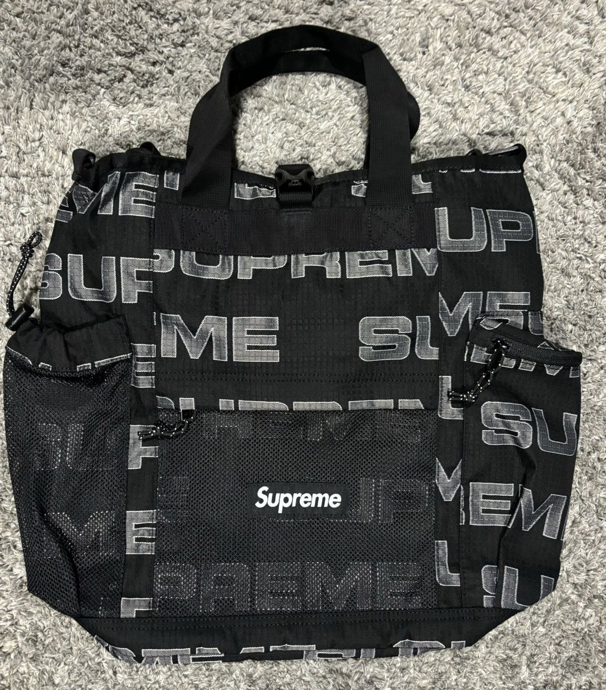 Supreme Supreme Zip Tote Bag Black FW20 | Grailed