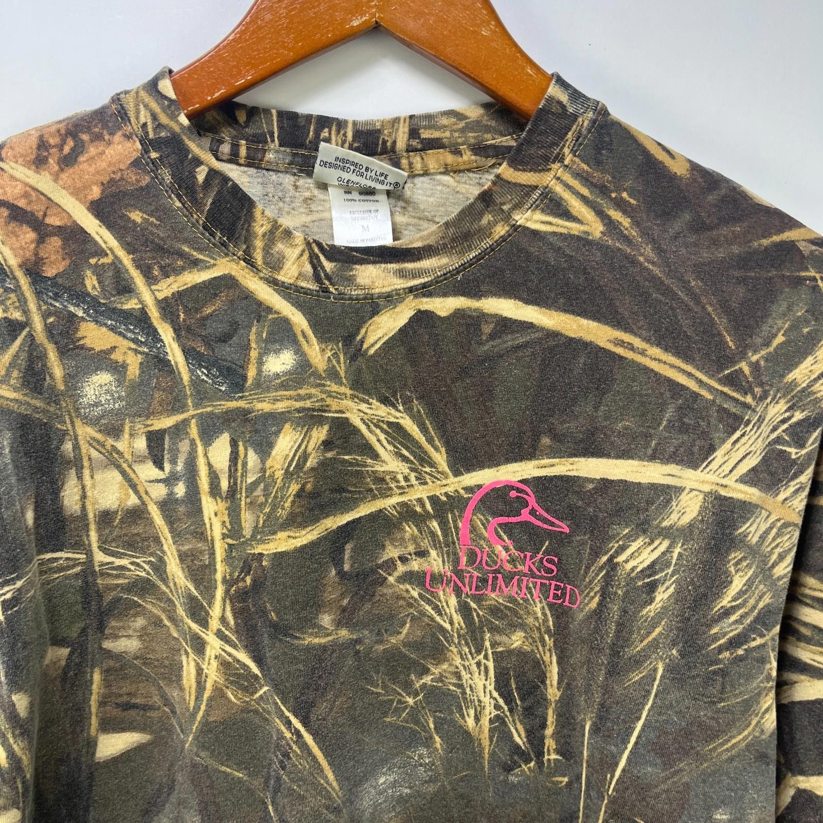 Realtree Vintage Real tree Camo Ducks Unlimited LS Shirt Medium Size US M / EU 48-50 / 2 - 3 Thumbnail