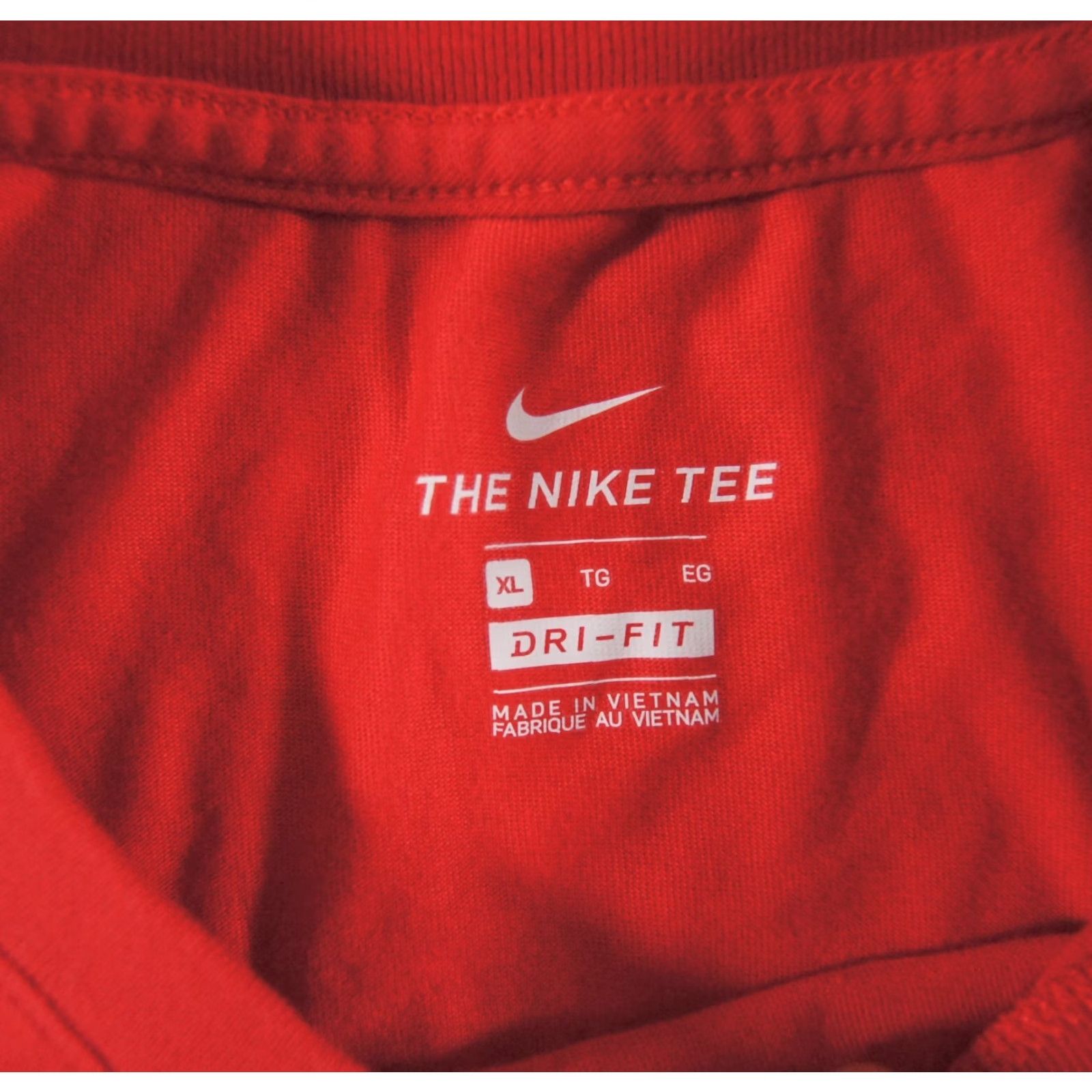 Nike Nike Shirt Women XL Red Dri-Fit Olympic Team USA T‑Shirt Short Sleeve Swoosh Casual Mens/Womens Size XL / US 12-14 / IT 48-50 - 5 Thumbnail