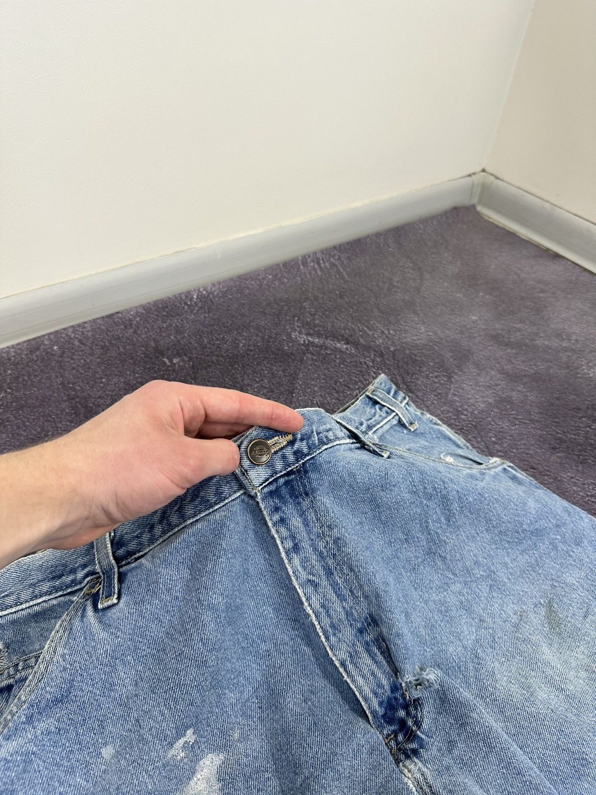 Dickies Vintage Dickies Light Blue Carpenter USA Opium Work Pants Size US 38 / EU 54 - 15 Thumbnail