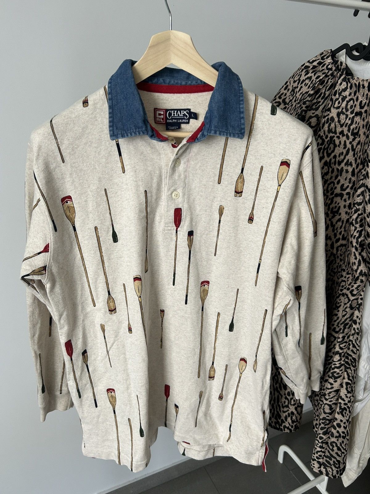 Chaps Ralph Lauren polo Chaps Ralph Lauren oars, unique, streetwear, size L. Size US L / EU 52-54 / 3 - 1 Thumbnail