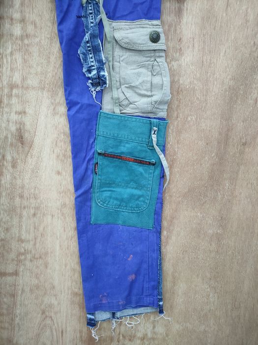 Japanese Brand DLL TK Shop Custom reworked cargo reconstruct pants #46-026 Size US 31 - 10 Thumbnail