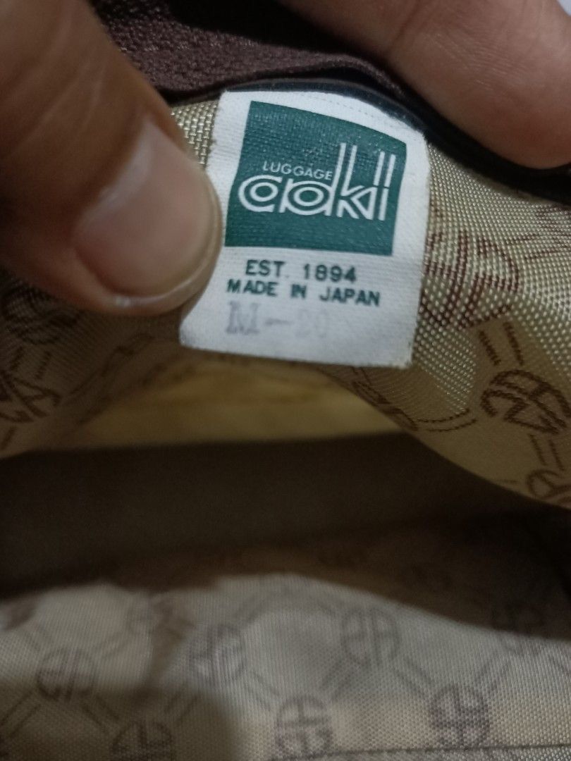 Japanese Brand Vintage Aoki Luggage Shelly Monogram Duffle Size ONE SIZE - 10 Thumbnail