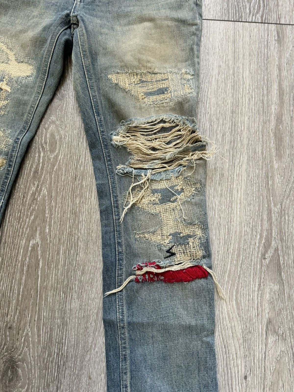 Japanese Brand × Undercover × Vintage Undercover red yarn 68 Size 28" / US 6 / IT 42 - 2 Thumbnail