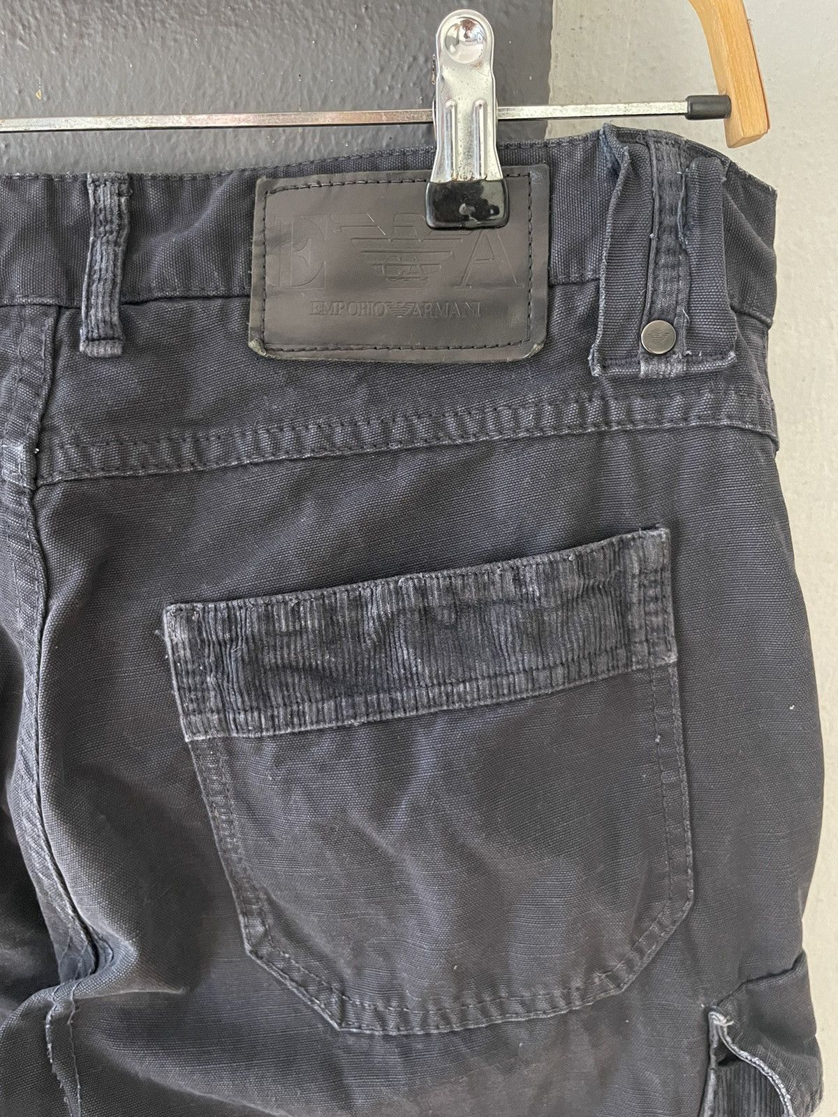 Emporio Armani 90’ Emporio Armani Double Pocket Corduroy Pants Size US 32 / EU 48 - 14 Thumbnail