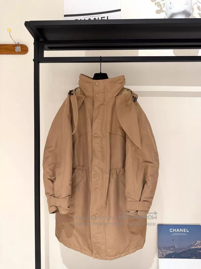 Balenciaga Balenciaga Windproof Cotton Hooded Windbreaker Jacket Size XXS / US 00 / IT 34 - 1 Thumbnail