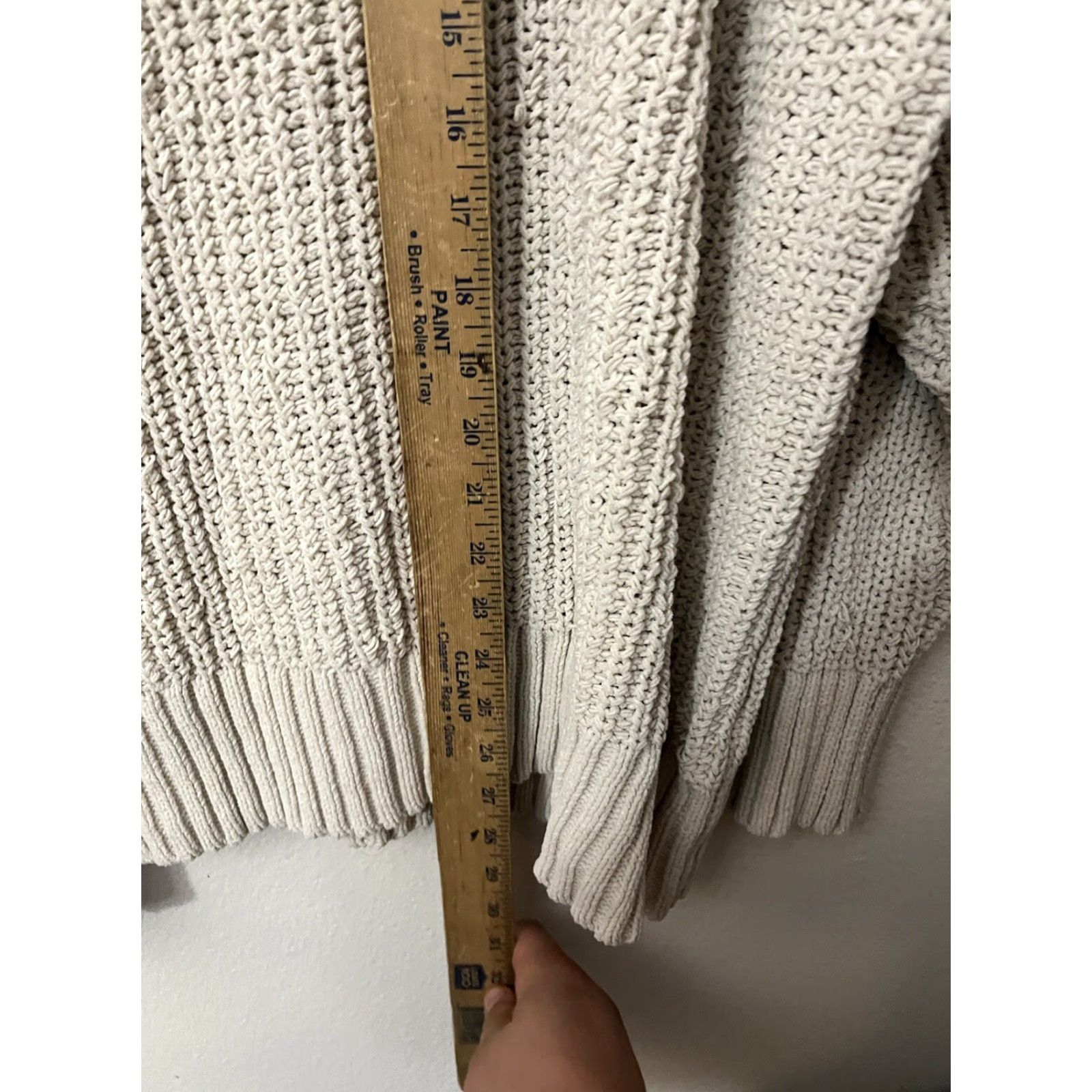 Vintage Aerie Sweatshirt Pullover Turtleneck Beige Size S Pockets Regular Fit Womens Size S / US 4 / IT 40 - 4 Thumbnail