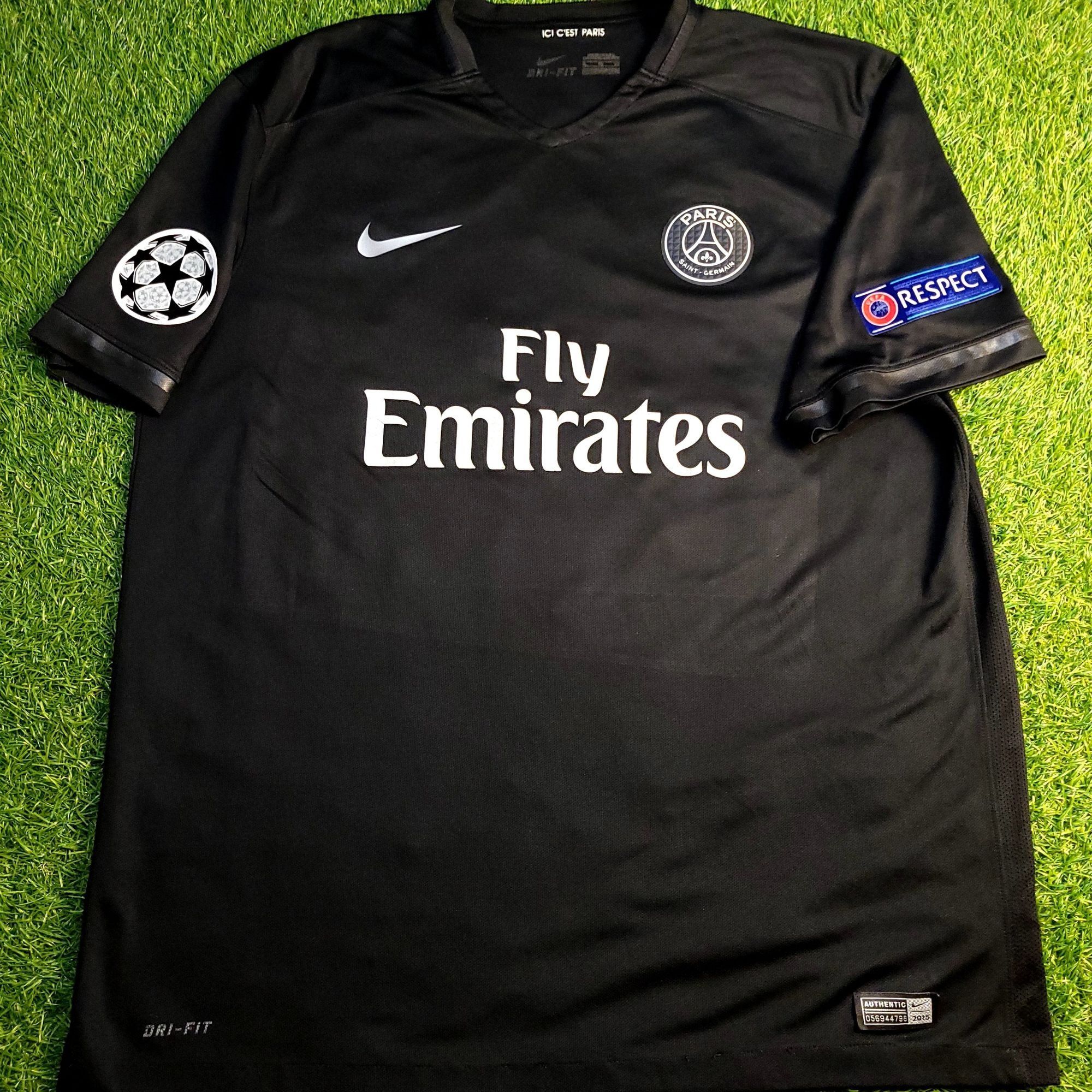 Nike Ibrahimovic PSG 2015 2016 Third Soccer Jersey XL Size US XL / EU 56 / 4 - 2 Thumbnail