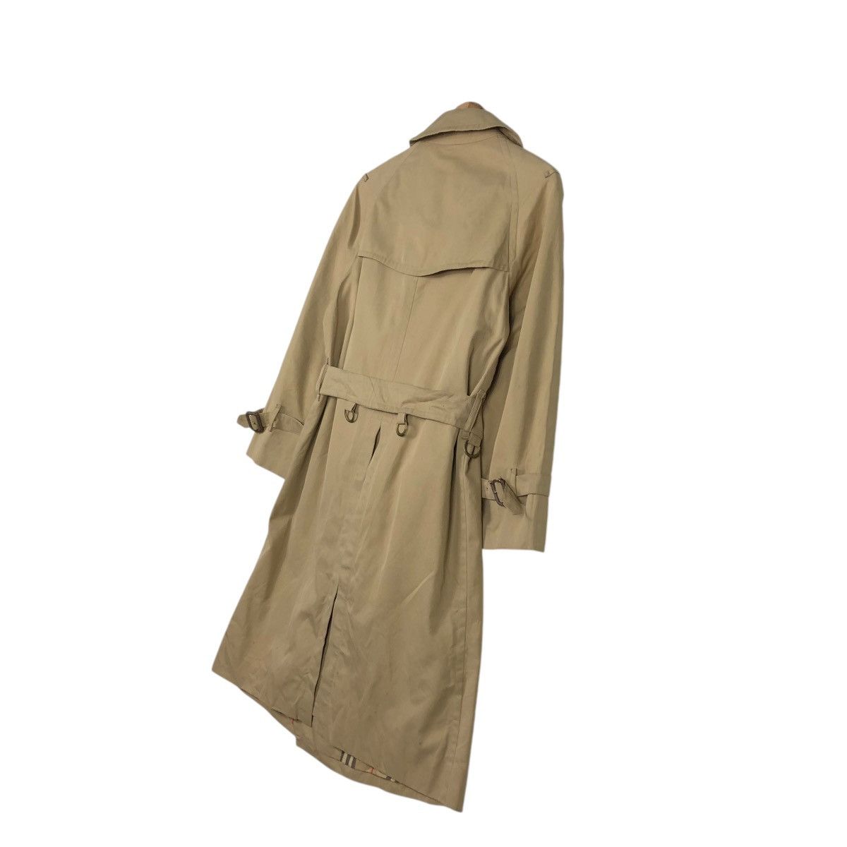 Burberry 🔥VINTAGE TRENCH COAT LONG JACKET BURBERRYS NOVA CHECK Size US S / EU 44-46 / 1 - 14 Thumbnail
