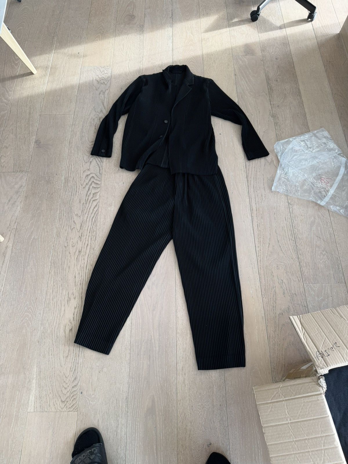 Homme Plisse Issey Miyake Issey Miyake Suit Jacket Size US M / EU 48-50 / 2 - 1 Thumbnail