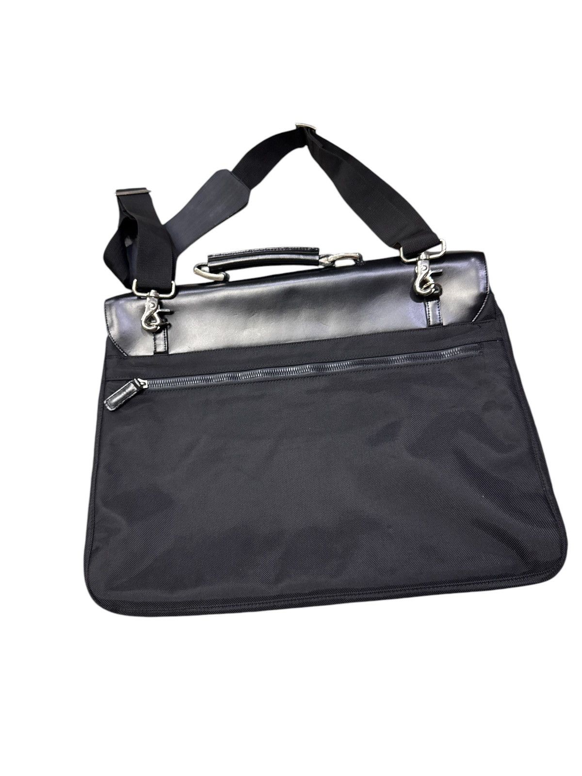 Gianfranco Ferre GIANFRANCO FERRE LEATHER TRIM BRIEFCASE MESSENGER BAG Size ONE SIZE - 3 Thumbnail
