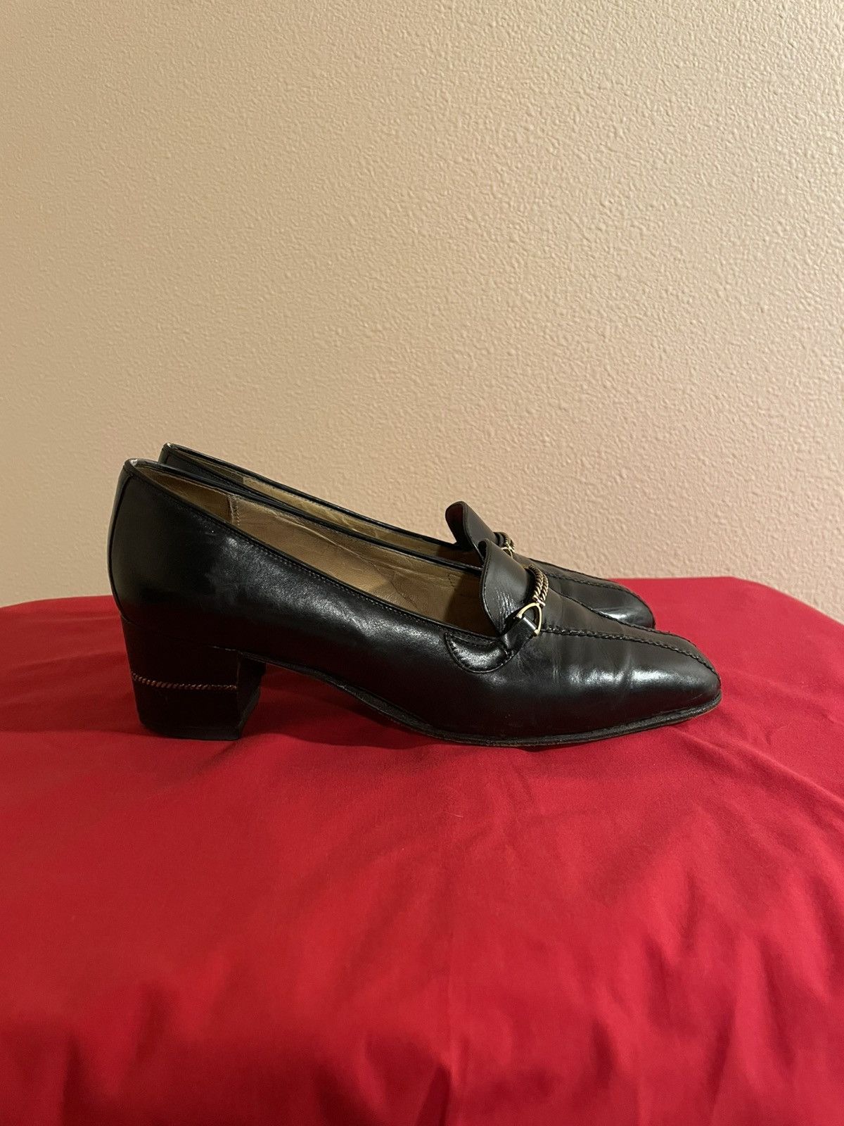 Gucci 1970s Vintage Gucci Woman’s Heels Size US 8 / IT 38 - 3 Thumbnail