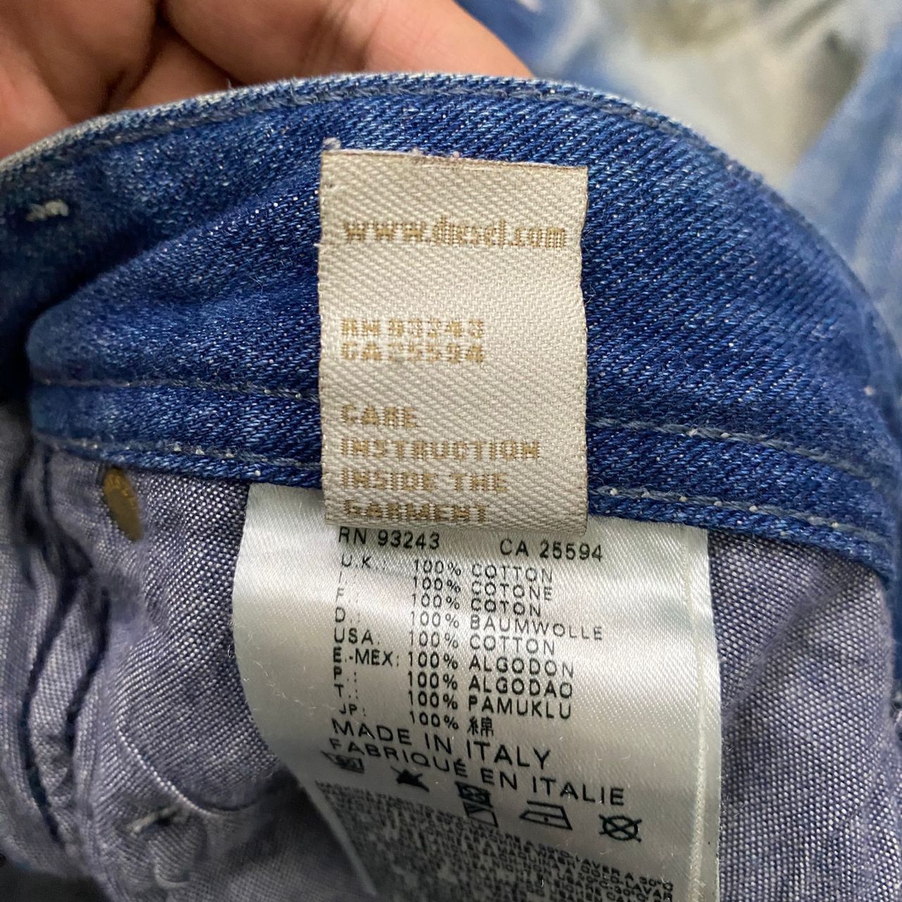 Diesel 💥Best Offer💥Vintage Diesel Industry Distressed Denim Size US 34 / EU 50 - 18 Thumbnail