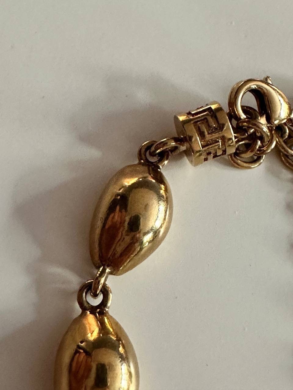 Versace Versace Bracelet Medusa Logo Shell Gold Metal Auth Size ONE SIZE - 4 Thumbnail