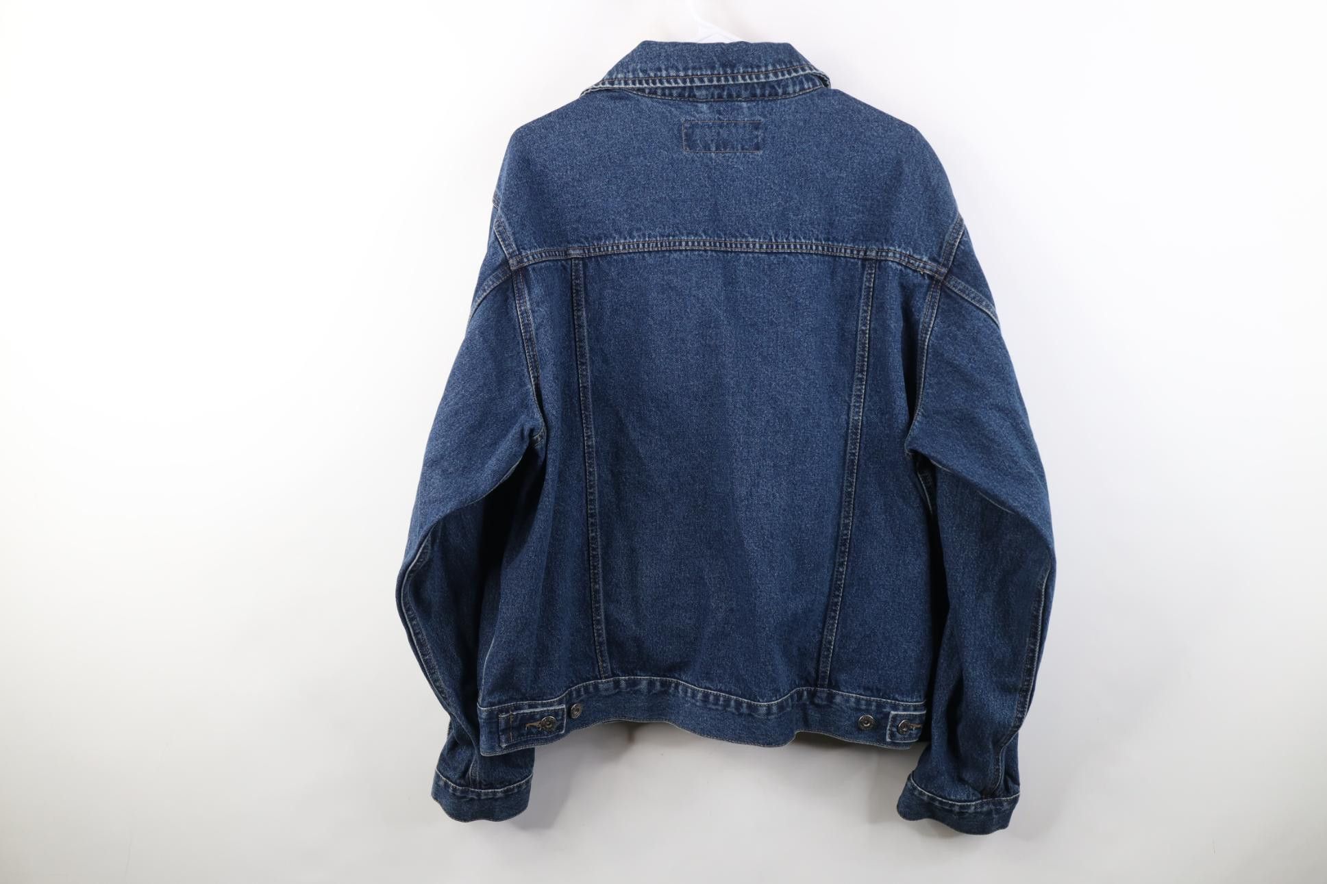 Wrangler Vintage 90s Y2K Wrangler Western Denim Jean Trucker Jacket Size US XL / EU 56 / 4 - 10 Thumbnail
