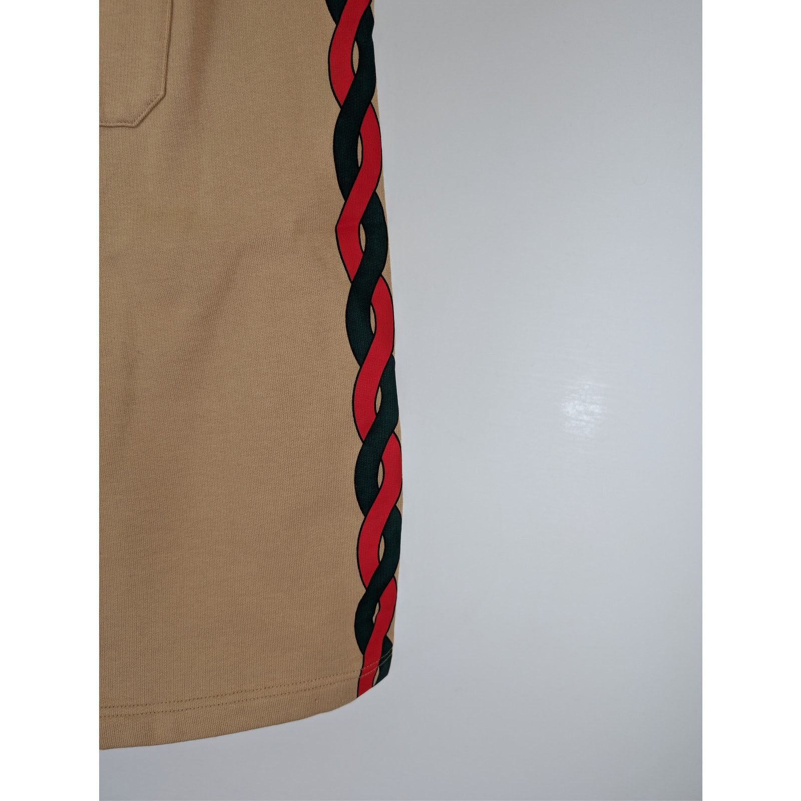 Gucci o1rshd1 Light Felted Cotton Jersey Basket Pant Short Camel Size US 36 / EU 52 - 12 Thumbnail